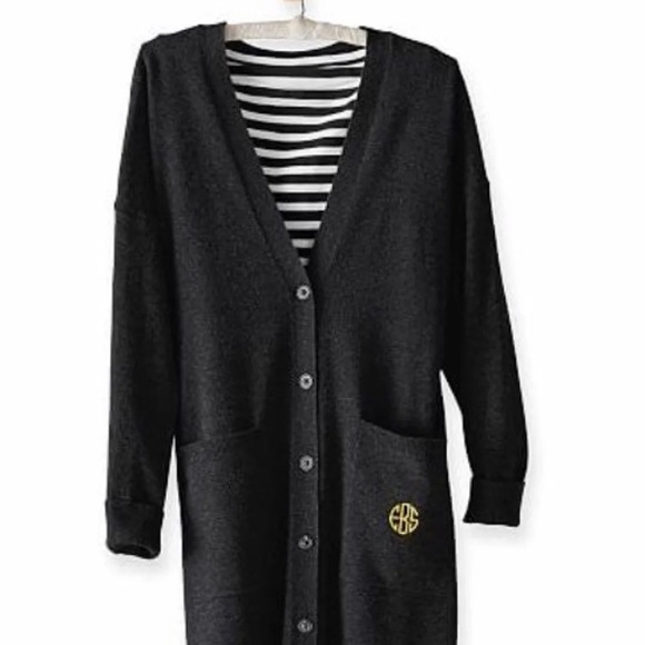 Mark & Graham Sweaters Mark Graham Monogrammed B Long Wool